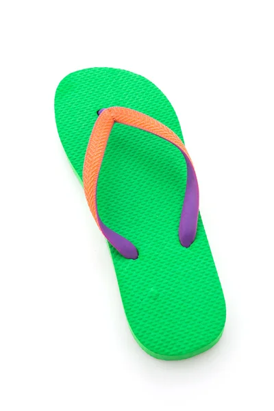 Green flip flop — Stock Photo, Image