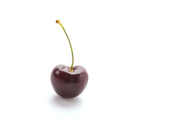 kiraz beyaz üzerine izole