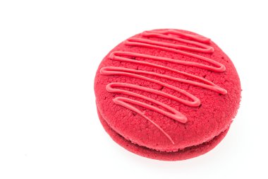 Kırmızı kadife acıbadem kurabiyesi