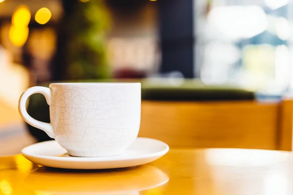 Kaffeetasse im Café — Stockfoto