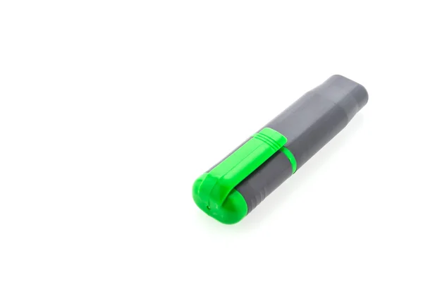 绿色荧光笔 — 图库照片