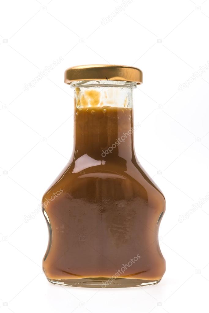 Caramel sauce bottle
