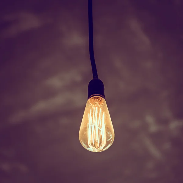 Lampada luce vintage — Foto Stock