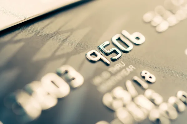 Selective focus point on Credit card — Stock Photo, Image