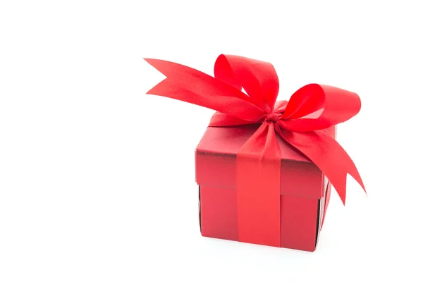 Caja de regalo roja — Foto de Stock