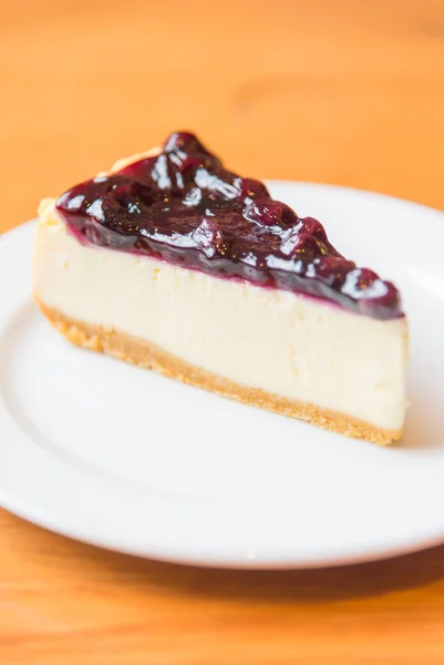 Blueberry cheese cake — Stock Photo, Image