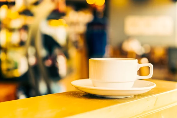 Taza de café en la cafetería — Foto de Stock