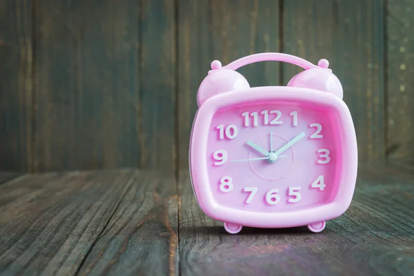 Pink alarm Clock — Stock Photo, Image