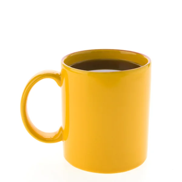 Taza de café amarillo —  Fotos de Stock