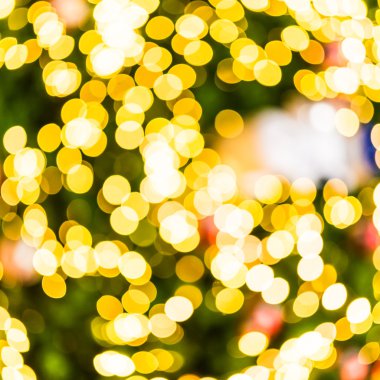 Soyut altın bokeh