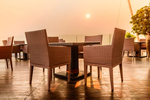 Mesa de cena en restaurante — Foto de Stock