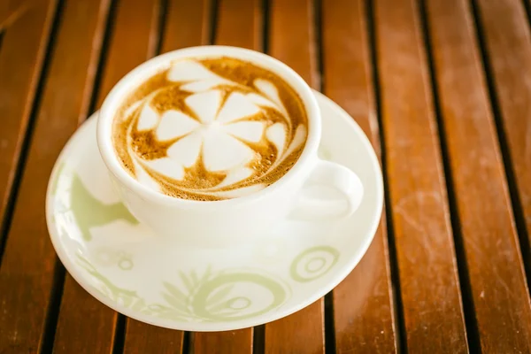 Latte coffee cup — Stock Photo, Image