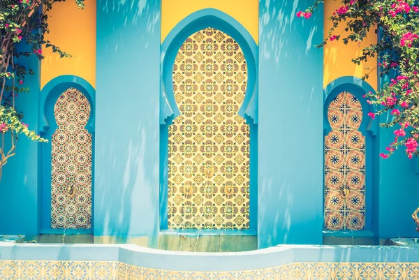 Fontana in stile marocco — Foto Stock