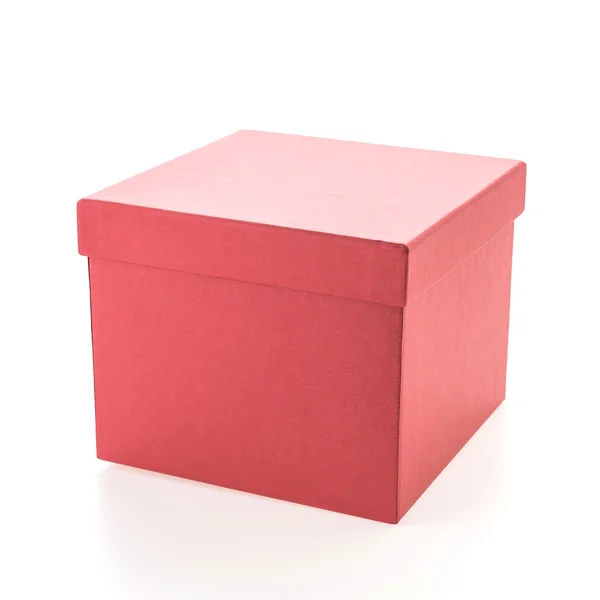Weihnachten rote Schachtel — Stockfoto