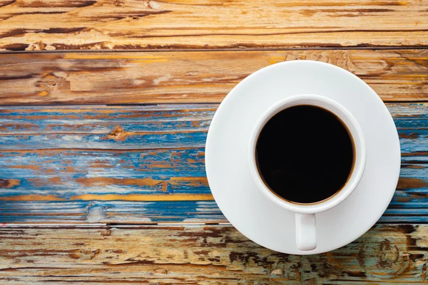 Coffee cup in coffee shop — Stock Photo, Image