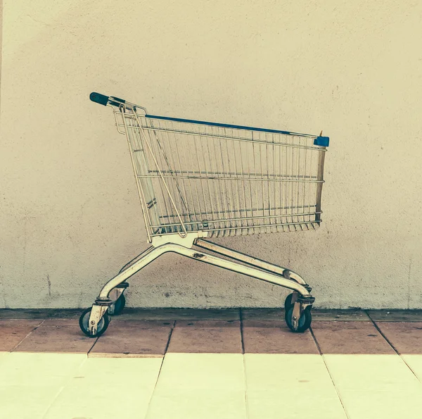 Shopping trolley car — Stockfoto