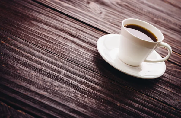 Koffiekopje in de coffeeshop — Stockfoto