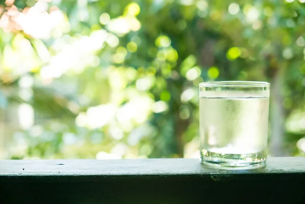 Wet Water glass — Stock Photo, Image