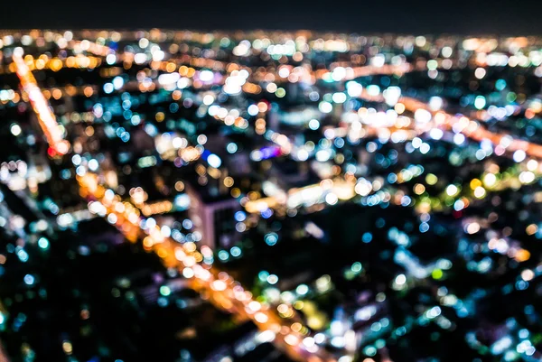 Cidade abstrato bokeh luz — Fotografia de Stock