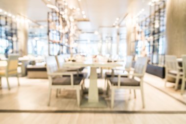 Restoran arka plan bulanıklık