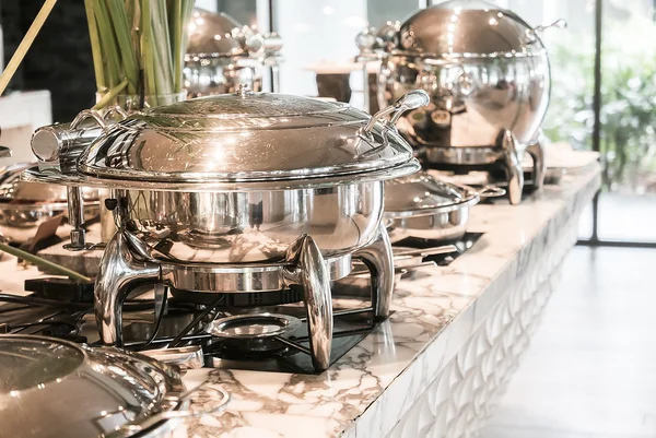 Catering ontbijtbuffet voedsel — Stockfoto