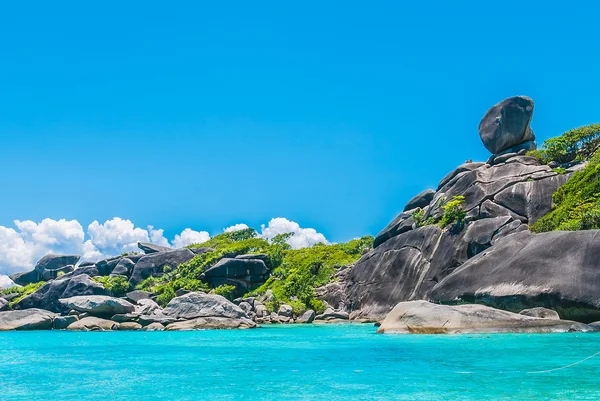 Ilha semelhante no mar andaman — Fotografia de Stock