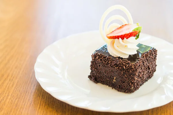 Dessert chocolate cake — Stock Photo, Image