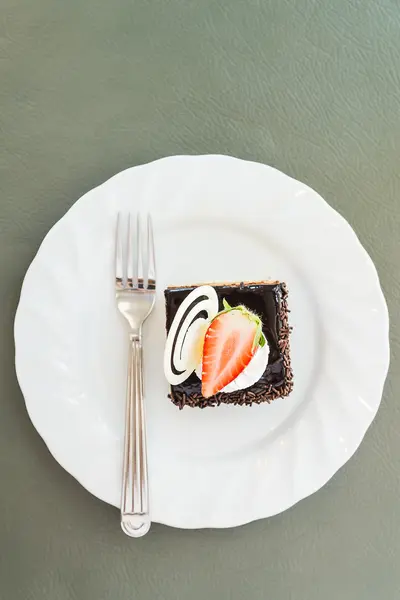 Dessert chocolate cake — Stock Photo, Image