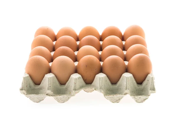 Uncooked brown Eggs — Stock Photo, Image