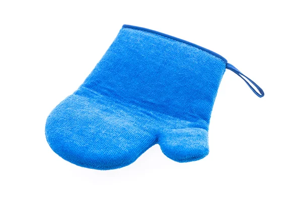 Blue oven glove — Stock Photo, Image