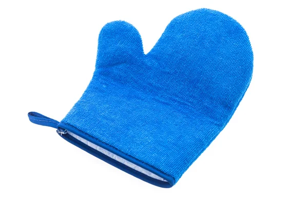 Blue oven glove — Stock Photo, Image