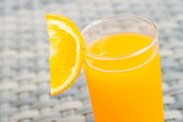 Apelsinjuice glas — Stockfoto