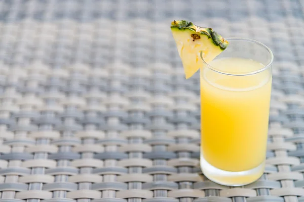 Pineapple juice glass — Stock Photo, Image