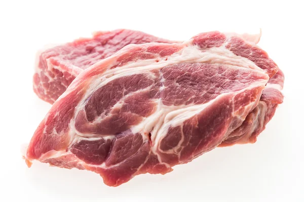 Carni suine crude isolate — Foto Stock