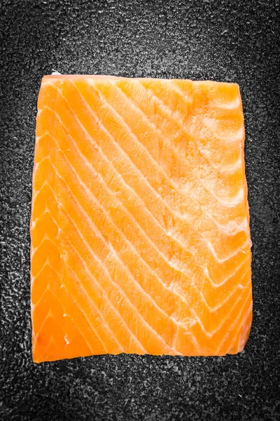 Rauwe zalm vlees — Stockfoto