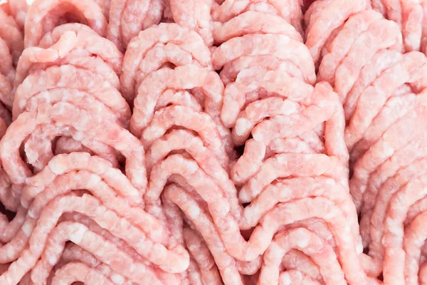 Viande de porc hachée crue — Photo