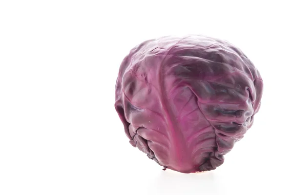 Органическая пурпурная капуста — стоковое фото
