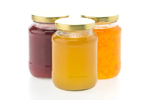 Sweet Jam jars — Stock Photo, Image