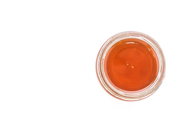 Orange jam jar — Stock Photo, Image
