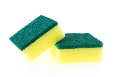 yeşil ve sarı sünger