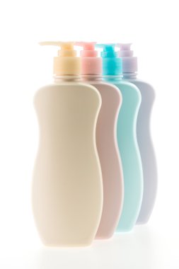 Boş losyon şişeler