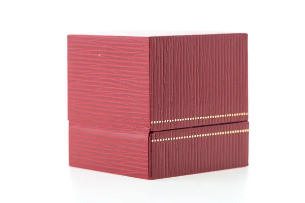 Czerwone pudełeczko — Zdjęcie stockowe