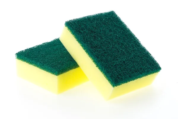 Green and yellow Sponges — Stock Photo, Image