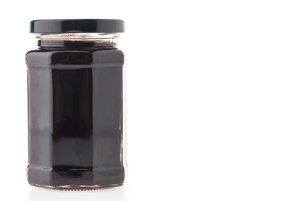 Blueberry jam jar — Zdjęcie stockowe