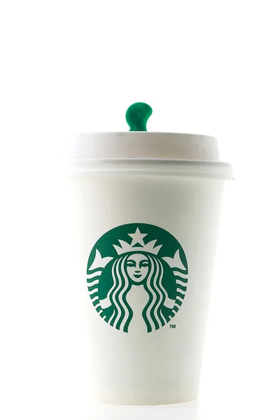 Starbucks coffee cup — Stock Photo, Image