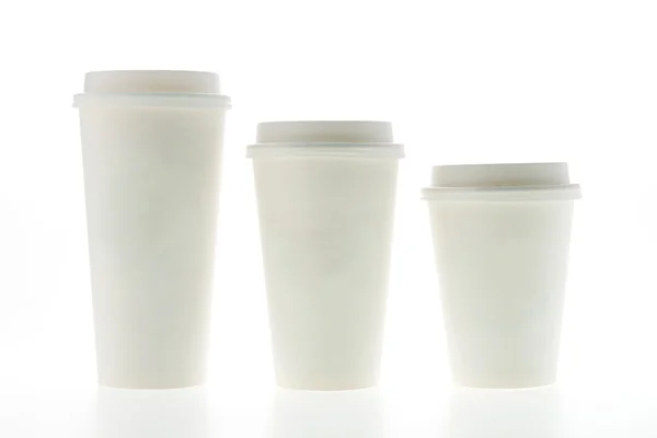 Kağıt kahve kupaları — Stok fotoğraf