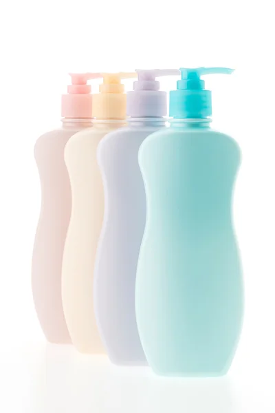 Blank lotion bottles — Stock Photo, Image