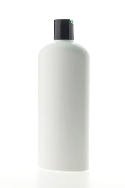 Boş şampuan şişesi — Stok fotoğraf