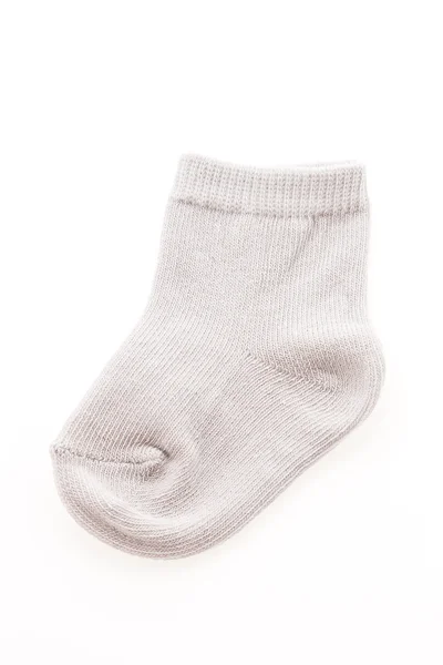 Knitted baby sock — Stock fotografie