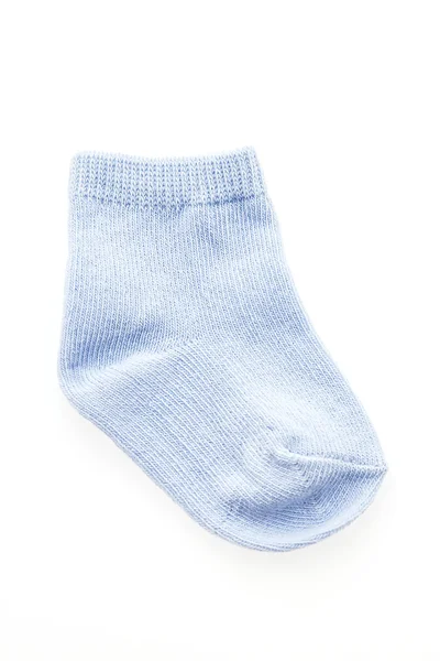 Knitted baby sock — Stock Photo, Image